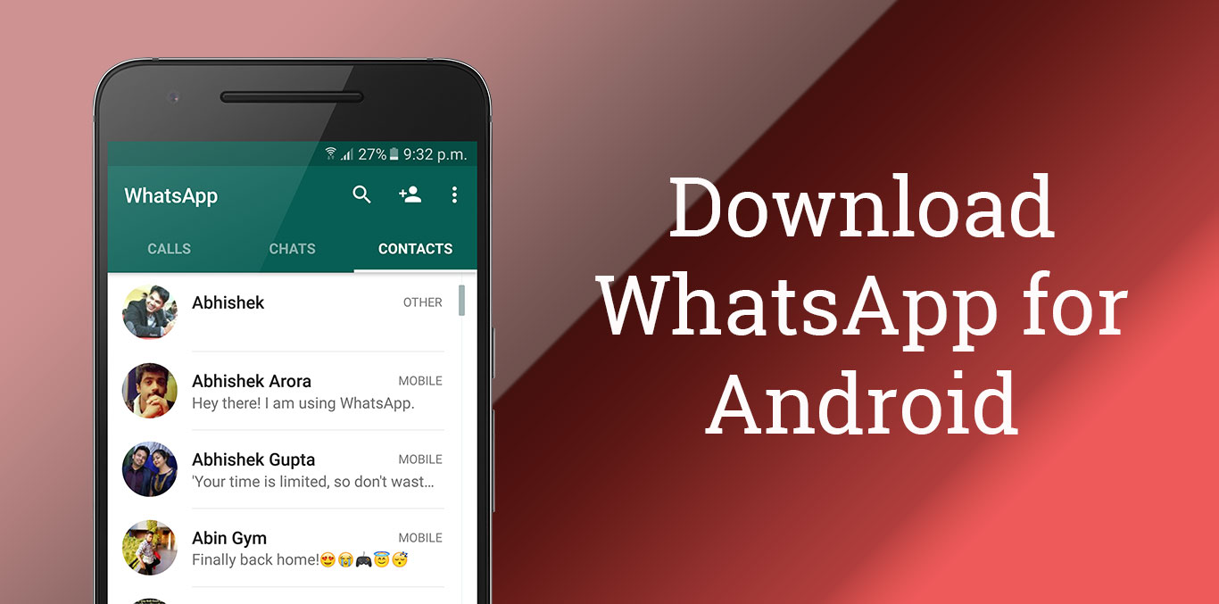 whatsapp app for android download